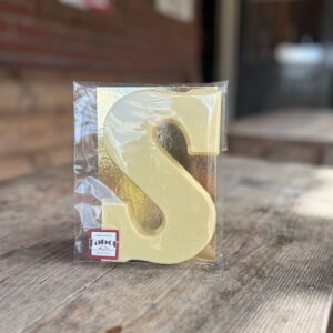 Chocoladeletter Classic – wit